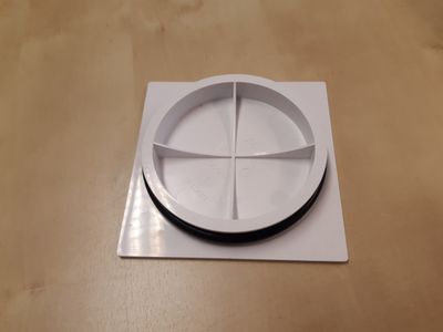 Rivierapool Lokk til PVC koblingsboks m/o-ring              