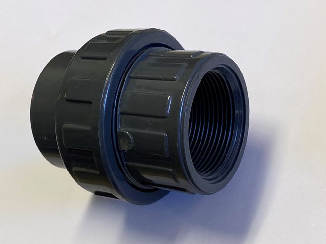 Hovedbilde PVC Union ø50mm med LIM og inv. gjenger 1 ½