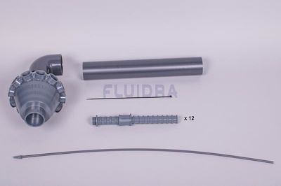 Filtersystem ASTRAL Mill/Cantabr.Toppventil Ø750 Manifold KIT   