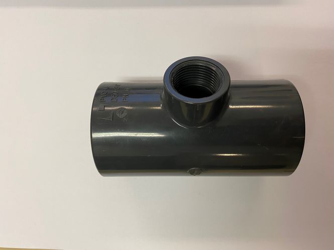 Hovedbilde PVC T-Skjøt Red. Ø32 X ¾