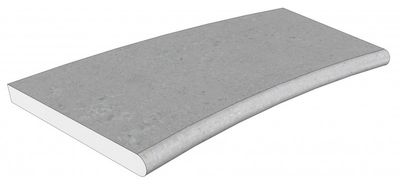 Kantstein Granitt KIRUNA, Radius 1,5m x 30mm                
