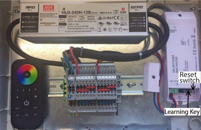 Hovedbilde Kontrollboks med fjernkontroll for RGB 192W