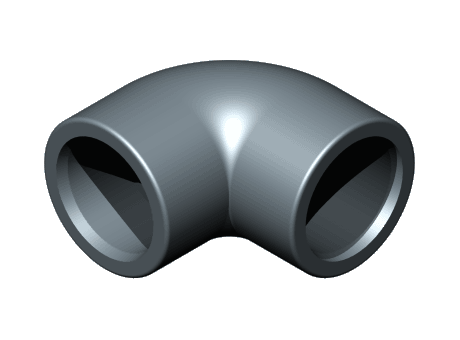 Hovedbilde PVC   Bend 90° Ø110MM
