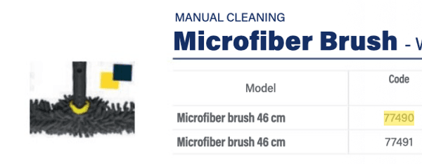 Hovedbilde Mikrofiber Wall Brush 63cm Zodiac