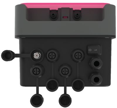 BWT Manager Connect Duo pH/Fri-klor/ORP Redox montert på panel
