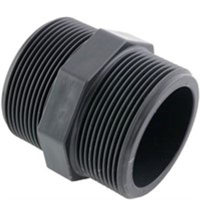 PVC Skjøtenippel 2x1 1/4
